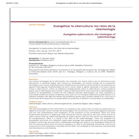 Evangelizar la cibercultura_ los retos de la ciberteología.pdf