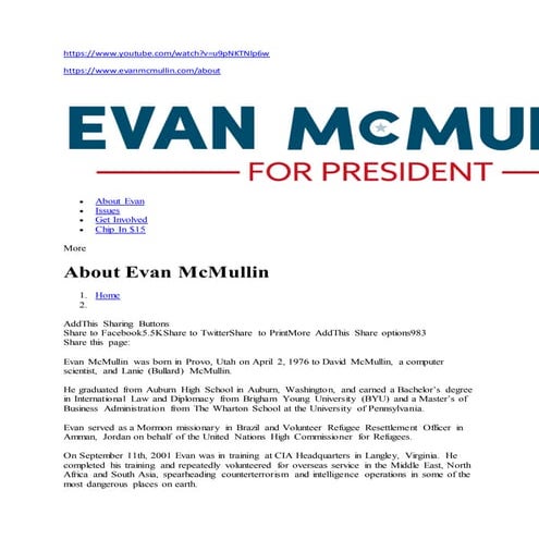 Evan mcmullin | PDF