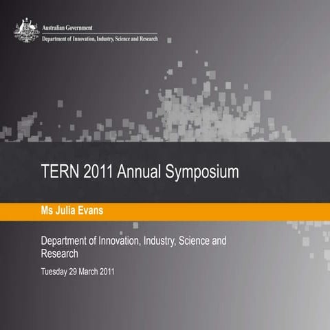 Official Opening - Julia Evans (DIISR)