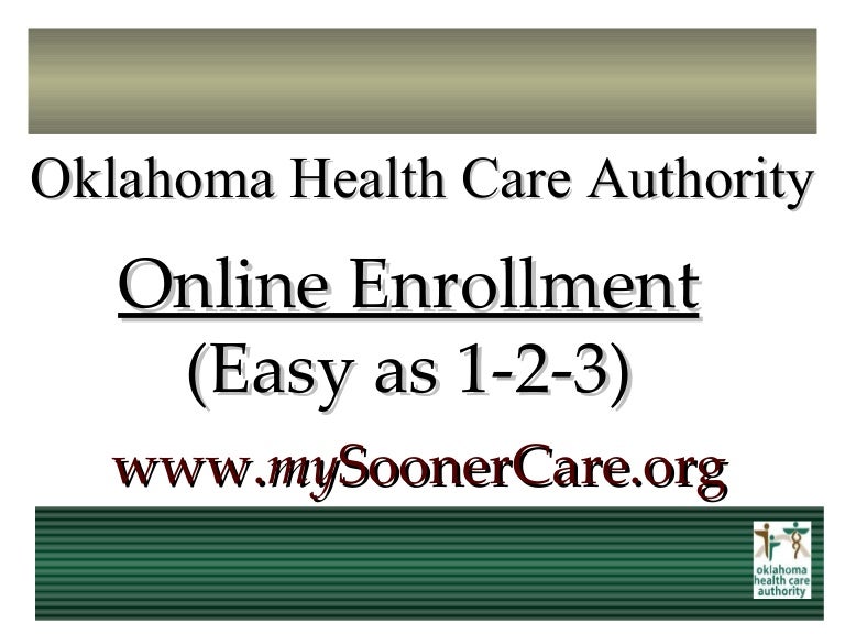 Oklahoma Health Care Authority Online Enrollment (Easy as 123)