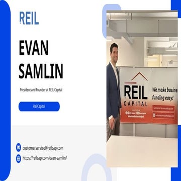 Evan Samlin and His Commitment to Business Financial Growth | PPTX