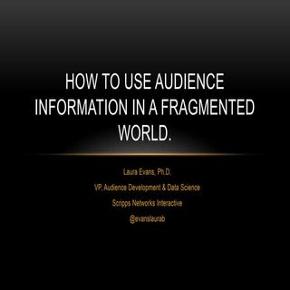 Laura Evans: The role of metrics an...