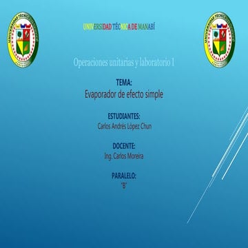 Evaporador de 1 efecto.pptx