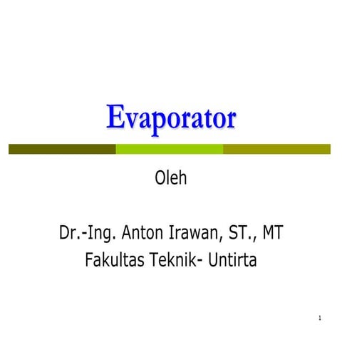 Evaporator