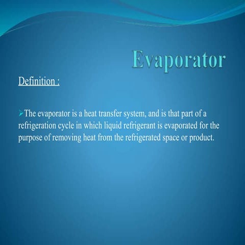 Evaporator