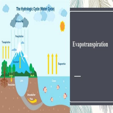 Evapotranspiration