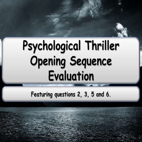 Media Evaulation - Questions 2,3,5 and 6