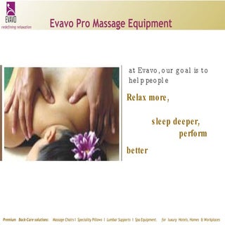 Evavo Spa Range Equipment n Accesso...