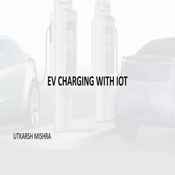 Ev charging with iot