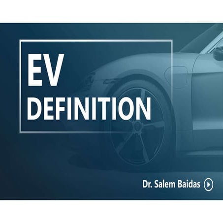 EV Definition   