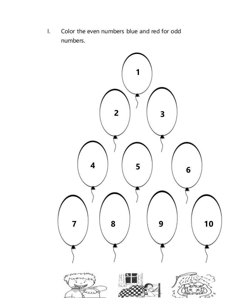 even and odd numbers