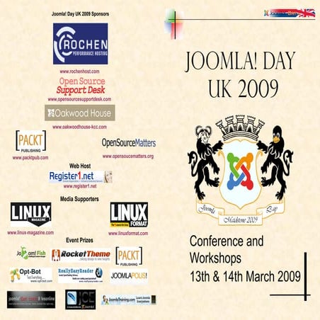 Joomla! Day UK 2009 Event Guide