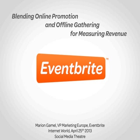 Introduction to Eventbrite | PPT