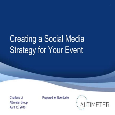 Creating A Social Media Strategy For Your Event