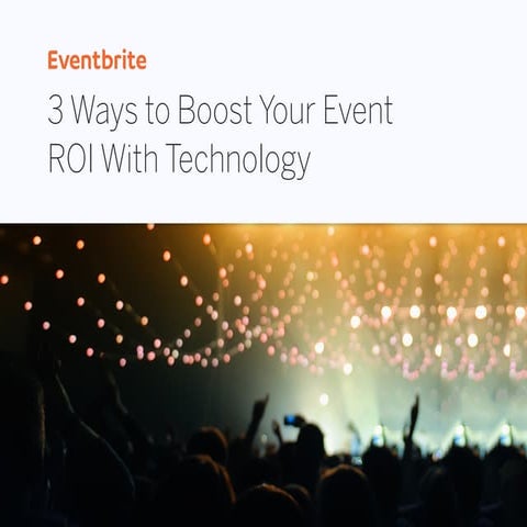 3 ways to boost your event ROI with tech