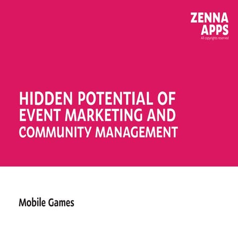 Event marketing & Community management