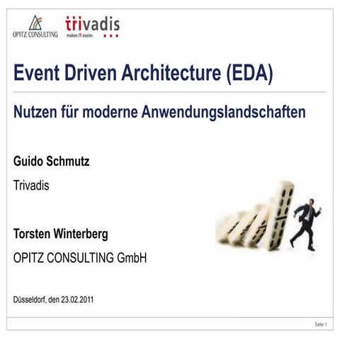Event Driven Architecture - OPITZ CONSULTING - Schmutz - Winterberg
