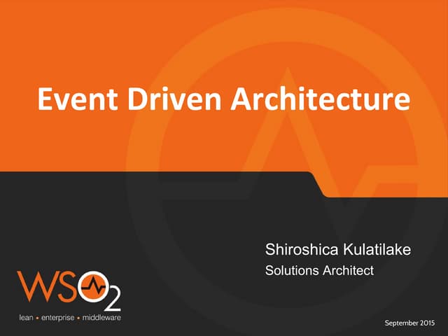 Event-Driven Architecture (EDA)