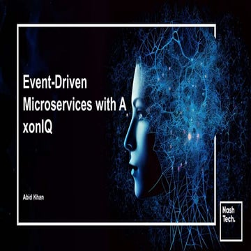 Event Driven Microservices Presentation.