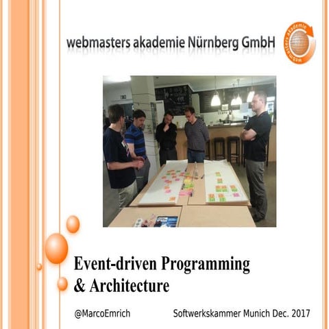 Event Driven Programming & Architecture | PPT image.