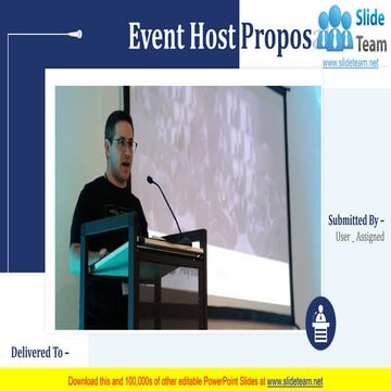 Event Host Proposal PowerPoint Presentation Slides