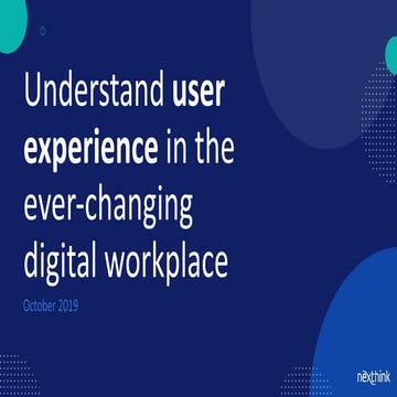 Has visibility of user experience become clouded by complexity?