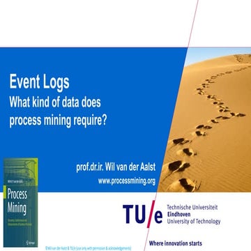 Event Logs: What kind of data does process mining require?