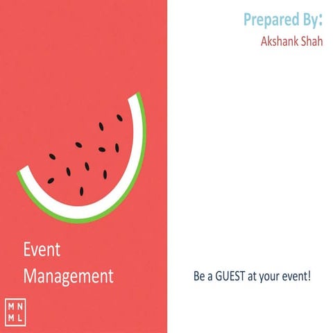 Event management business