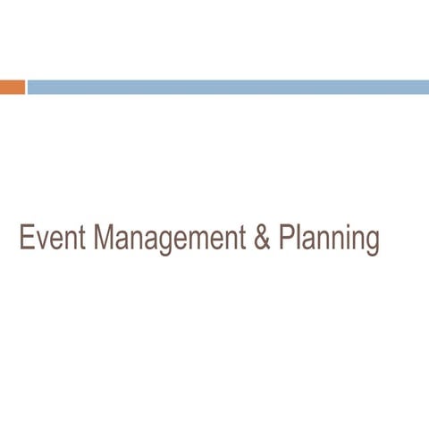 Event Management & Planning.ppt