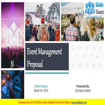 Event Management Proposal Template PowerPoint Presentation Slides