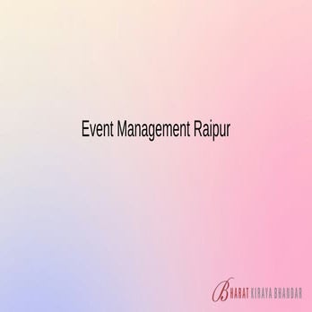 Event management company | PPTX
