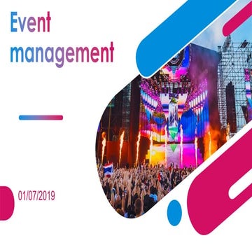 Event management  courses