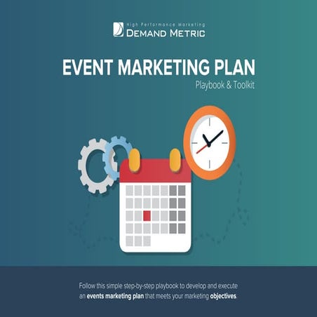 Event Marketing Plan Playbook