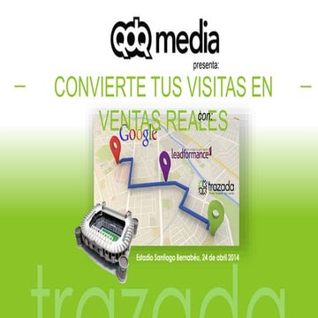 Convierte tus visitas en ventas reales. 