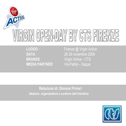 Progetto - Virgin Active - di Simone Prinari