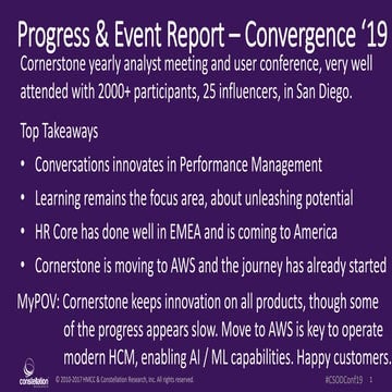 Event Report - ADP ReThink 2019 - Global Success, TMBC and great ...