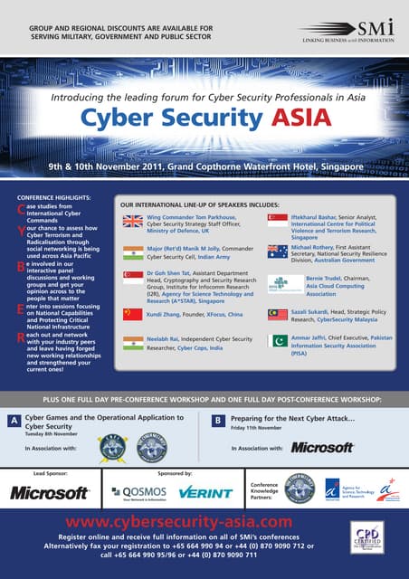 Cyber Security Asia, Singapore