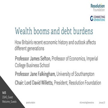 Wealth booms and debt burdens
