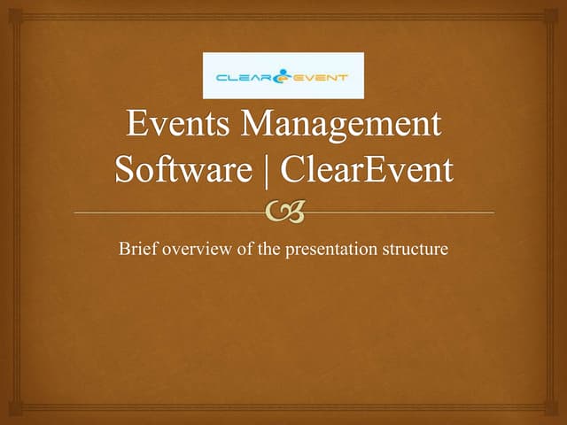 Events Management Software | Clear Event