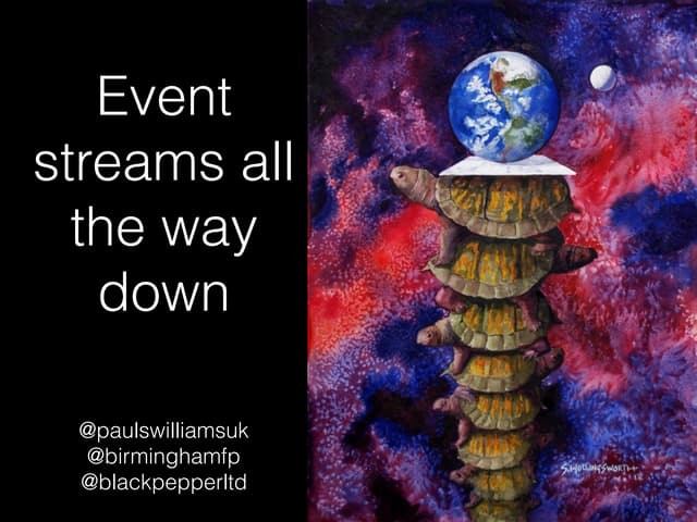 Event streams all the way down