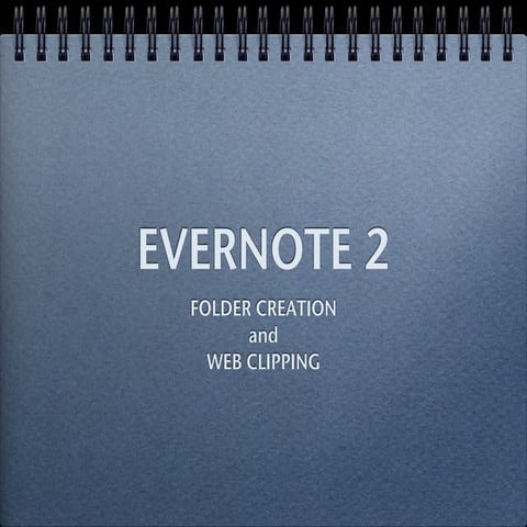 folder creation/web clipping