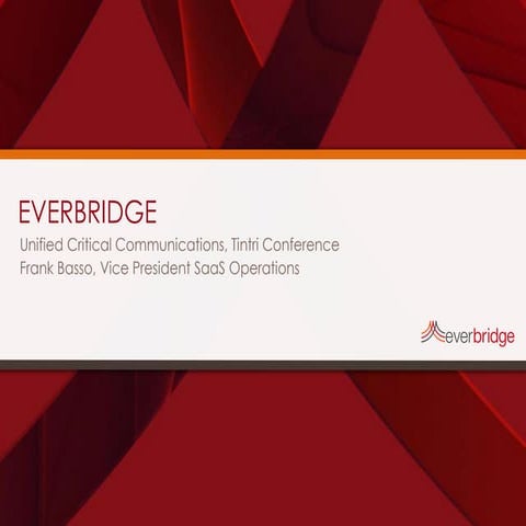 Tintricity on the Road: Unified Critical Communications
