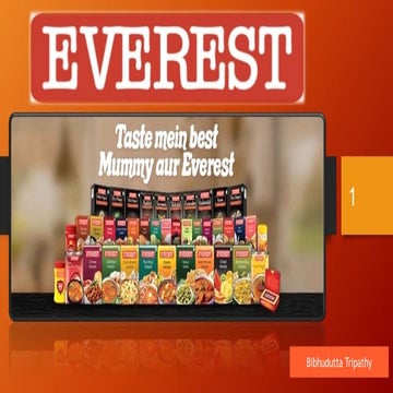 Everest Masala ppt.