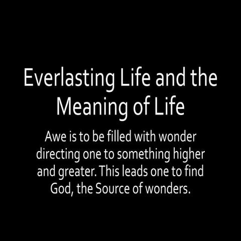 Everlasting life