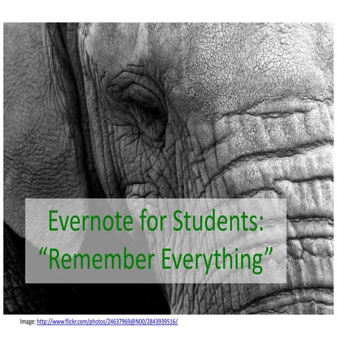 Evernote for students