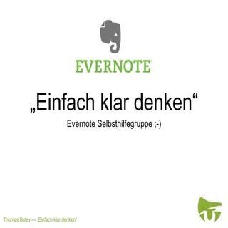 Evernote Vortrag barcamp Köln 2014
