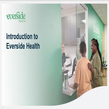 Everside Health's $164M pitch deck