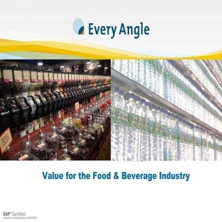 Every Angle value for food & bevera...