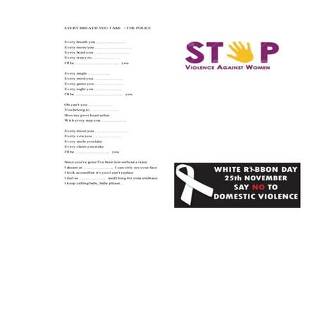 Every breath you take