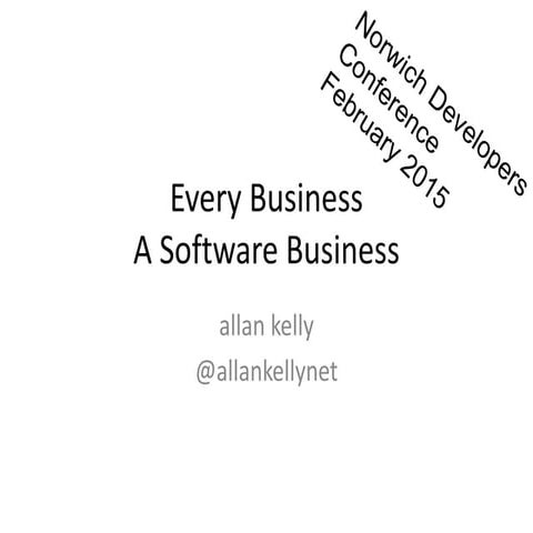 Every business a software business